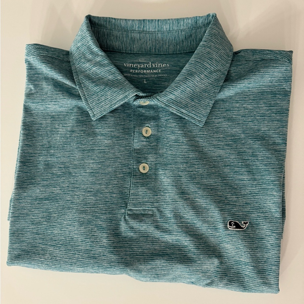 Large Vineyard Vines Performance polo.